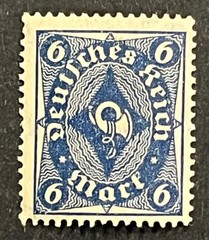 Travelstamps: 1922 Germany Stamp Mi 189 Post Horn Mint MOGLH
