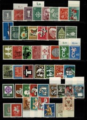 Germany stamps lot, 1955-1959, Unused