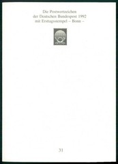 GERMANY FOLDER 1992/31 EGID QUIRIN ASAM BILDHAUER BAUMEISTER ART