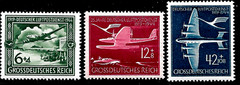 1944 Germany Mi 866-868 CHARITY SEMI-POSTAL Airplane MNH**OG VF