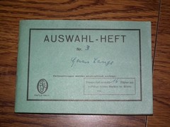 Auswahl-Heft German (Deutsches) Reich Stamps Book 3 from Romania/Bulgaria