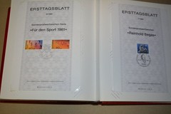Album of 96 German Ersttagblatt ETB First Day Covers from 1975 to 1982