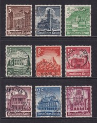 GERMANY 1940 Winter Relief Fund set of 9 SG 739-747 Used (CV £22)