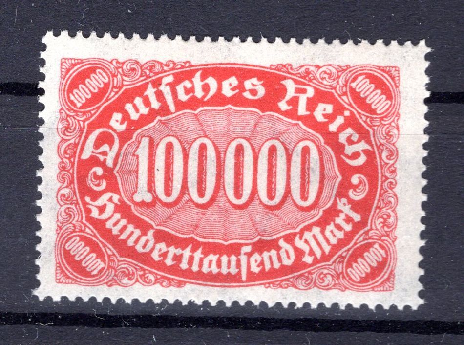 DR-Infla 257I ABART MNH Postfrisch BPP 15EUR BPP-Signatur Echt