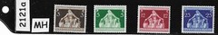 MH Stamp set Sc 473-476 Mother and Children 1936 Third Reich Germany #2121a