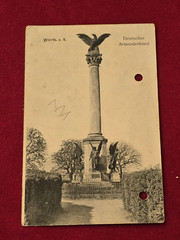 IMPERIAL GERMAN ARMY FALLEN SOLDIERS MONUMENT MILITARY FELDPOST Postcard