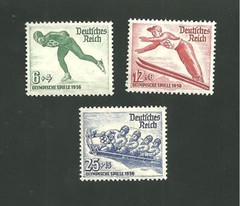 Germany Scott #B79 B80 & B81 Complete Set of 3 MNH Mint Never Hinged Stamps