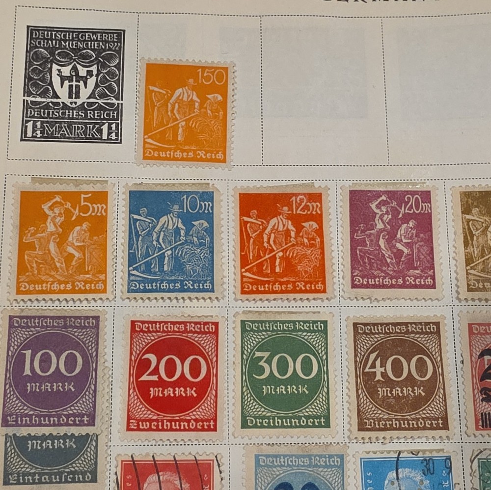 Germany Bund etc vf used MH MNH collections in High CAT