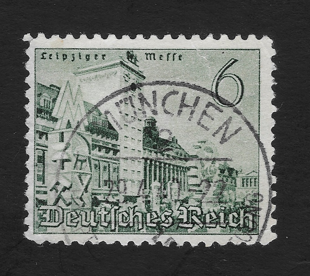 Germany Stamp Leipzig Spring Fair 1940 Building 6 Pfg. (C4)