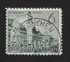 Germany Stamp Leipzig Spring Fair 1940 Building 6 Pfg. (C4)