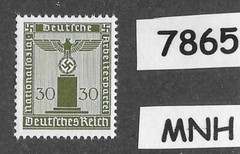 MNH stamp WWII official S21 1942 PF30 Adolf Hitler Third Reich Germany #7865