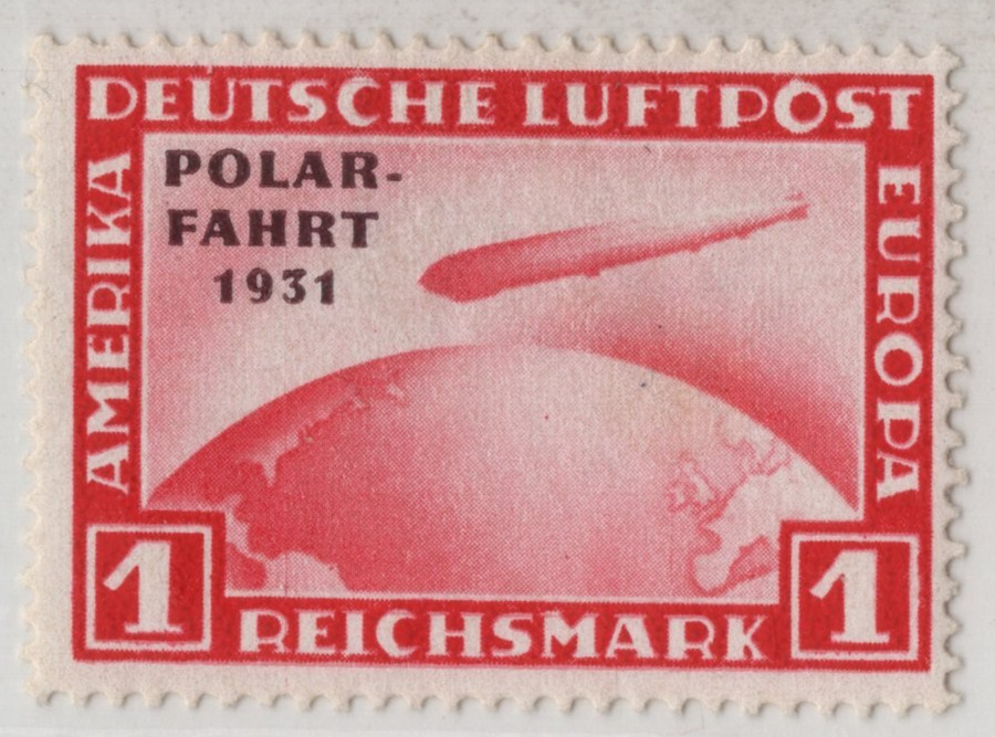 GERMANY 1931 ZEPPELIN POLAR FLIGHT SCOTT #C40 MINT HINGED VERY FINE