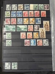 GERMANY DEUTSCHE REICH STAMP COLLECTION + STATE STAMP IN STOCKBOOK USED, MH, MNH