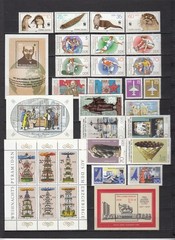 East Germany GDR DDR 1987 – complete year set + 6 minisheets – MNH