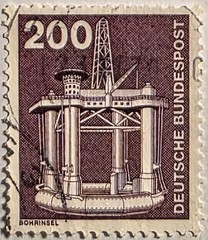 West Germany 1975, Industry & Technology, 9 Used Reg. Issues, Quick & FREE SHIP!