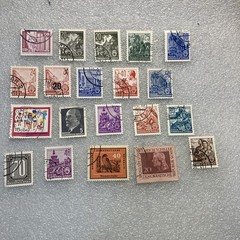 20 USED mixed varied Vtg. 1950-1990 DDR East Germany stamps; $1 Ships/A DEAL!