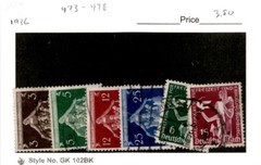 Germany, Postage Stamp, #473-476 Used, 1936 Municipalities (AI)