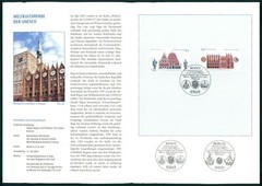 GERMANY FOLDER 2007/27 UNSECO WH WELTERBE RIGA STRALSUND WISMAR