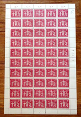 Envelope Bow No. 381 Clean Fresh Mail Catholic Formnummer FN 1 BRD 1962 MNH