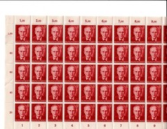 MNH stamp sheet Sc B242 Peter Rosegger Poet 1943 WWII era Germany #2824