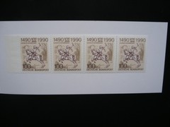 Germany, DDR, Austria, Belgium-Young Post Rider-9 Stamps MNH, Very Fine