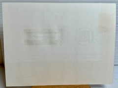 International Briefmarken Ausstellung IBRA 1973 Souvenir Card Zeppelin 8″ x 6″ b