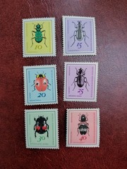 Stamps GDR 1968, Michel 1411-1416, Useful Beetles, MNH