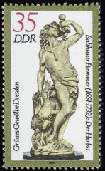 DDR #Mi2907 MNH 1984 Green Vault Dresden Seasons Permoser Autumn [2445]