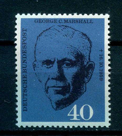 Germany – BRD : George C. Marshall stamp from 1960 – mint NH