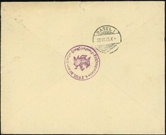 Germany Frankfurt Registered Cover to Switzerland 1915 Censor Examined Postmark