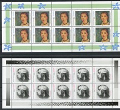 10 x Bundle 1854-1855 Postfrisch Europa Women Mini Sheet Germany 1996