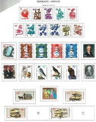 1971-3 Germany BERLIN #2 MIXED LOT OF 28 incl 3 SETS Sc#9N316- M/H/OG/USED*