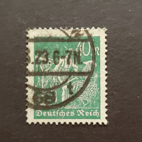 1922 INFLA 40 MARK VF USED TYPE A SIGNED GERMANY DEUTSCHLAND