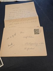 Vintage German lot Postcards Covers document letters 1948-1960’s era