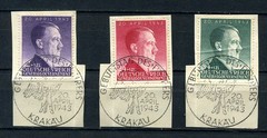 Generalgouvernement WW II : Hitler Birthday set from 1943 – fancy cancels Krakau