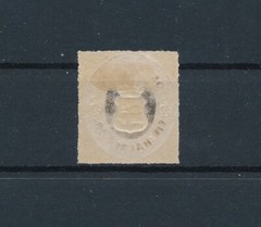 GERMANY: OLDENBURG #17A; COAT OF ARMS 1/2g ORANGE RED; MH – VF; CV $250