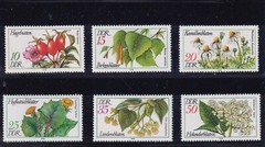 DDR MNH ** 2287-92 SC 1875-80 Flowers