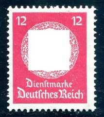 DR SERVICE 1934 138b ** MNH IMPECCABLE PURPLE RED (F5899