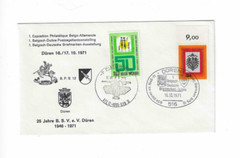 GERMANY 1971 Special Cover & Cancel Belgisch-Deutsche Briefmarken Ausstellung