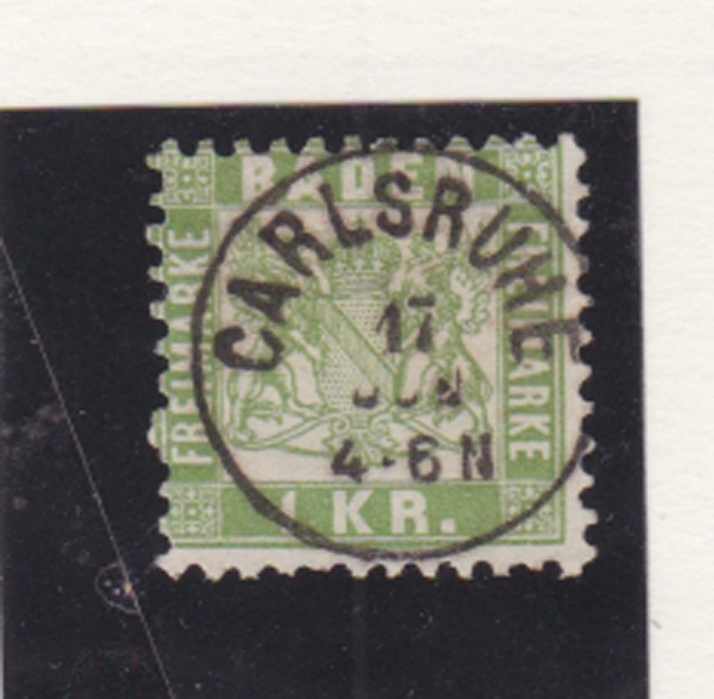 baden 1868 michel 23,Sc 26,full,useful cancel r1450
