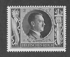 MNH stamp OF03 + 07 Hitler 1943 Birthday / WWII Germany / Third Reich Sc B231