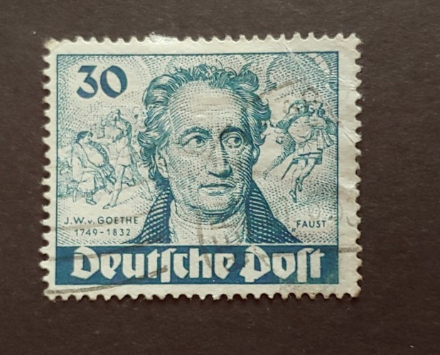 1949 BERLIN GOETHE 30PF FINE USED GERMANY DEUTSCHLAND