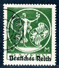 GERMANY 1920 137II used VERY BEAUTIFUL Certificate BAUER BPP (H7508