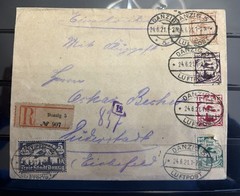 GERMANY – Danzig Very Nice Registered Airmail Cover