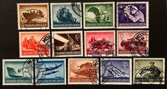 Travelstamps: Germany Stamps 1944 Scott #B257-B269 Hero’s Memorial Day Used