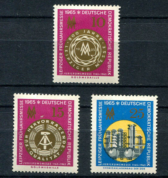 Germany – DDR : Leipzig Fair anniversary set from 1965 – mint