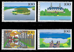 Germany 1996 4v. MNH Landscapes • Castles • Architecture • Palaces