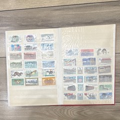 East Germany (DDR) Used Postage Stamp Collection Lot in Album, Various Topics
