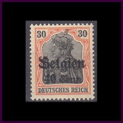 Germany Occupation Belgium Mi 19 1916 WWI War Era MNH