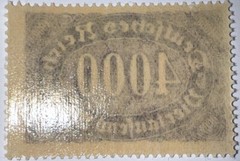 Travelstamps: 1922 Germany Stamps Deutsches Reich 4000 Mark Mi. Nr. 255 MOGNH